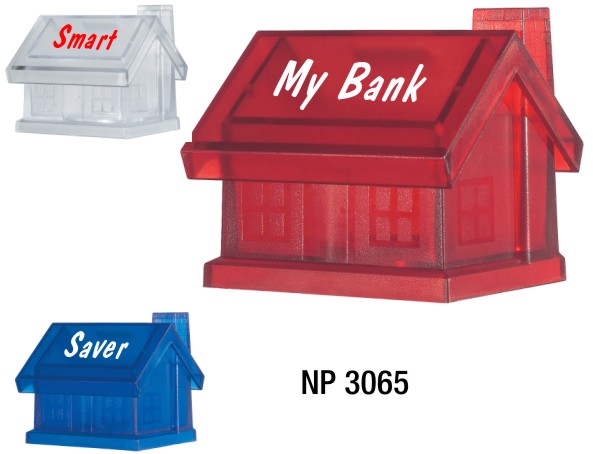 house shaped piggy bank